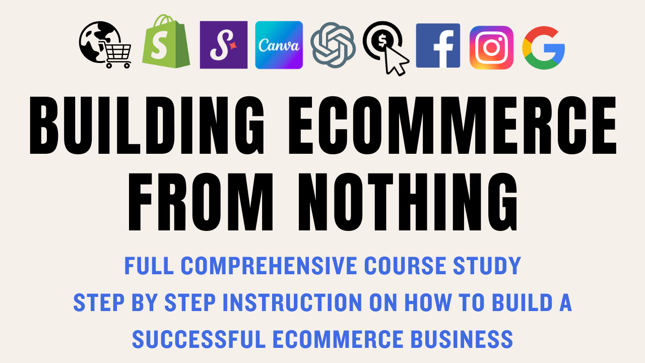 Building Ecommerce: FROM NOTHING