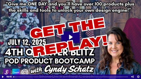 ShineOn POD Product Bootcamp